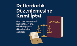 Defterdarlık düzenlemesine kısmi iptal