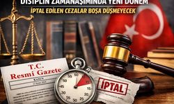 Disiplin zamanaşımında önemli değişiklik