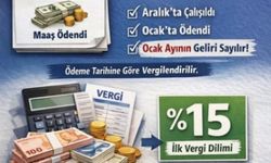 İşçilerin aralık ücretinin vergilendirilmesi