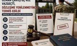 Sözleşmesini yenilemek istemediğini üç kez bildiren uzman çavuş davayı kaybetti