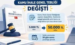 İhalelerde Prim ve Vergi Borcu Sınırı 50.000 TL’ye Çıktı