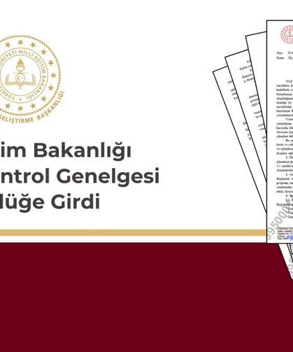 MEB Ön Mali Kontrol Genelgesi yürürlüğe girdi