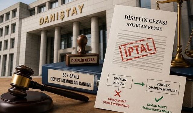 Disiplin cezasına itiraz doğru merci tarafından incelenmeli