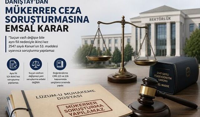 Aynı fiil İçin ikinci kez soruşturma yapılamaz
