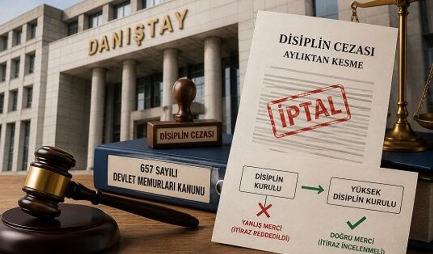 Disiplin cezasına itiraz doğru merci tarafından incelenmeli