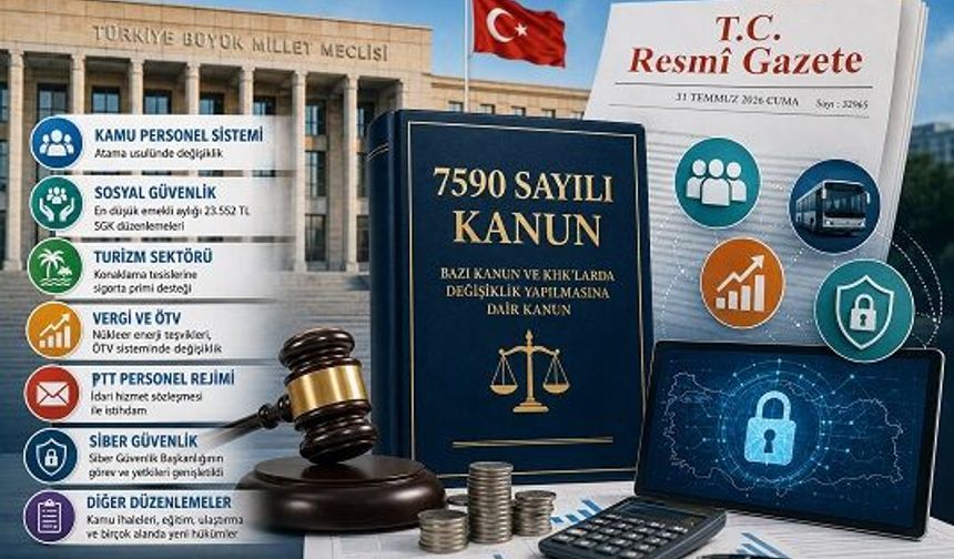 7590 sayılı Kanun Resmi Gazete yayımlandı
