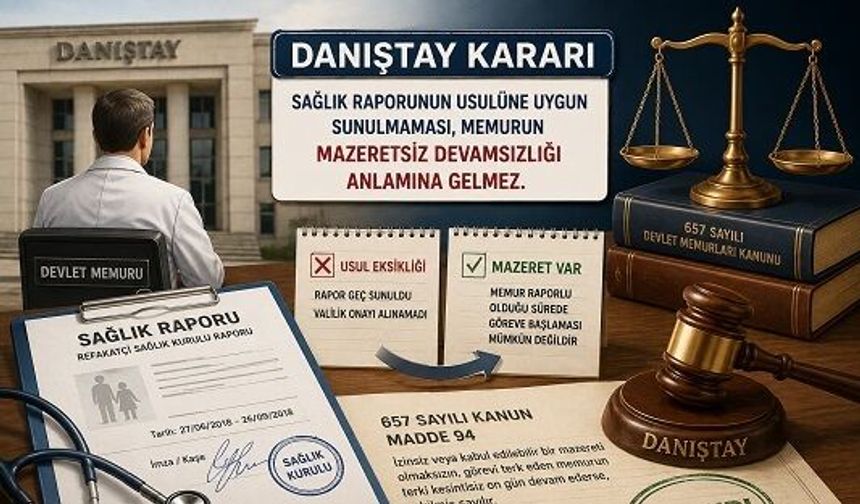 Sağlık raporu geç sunma hakkında karar