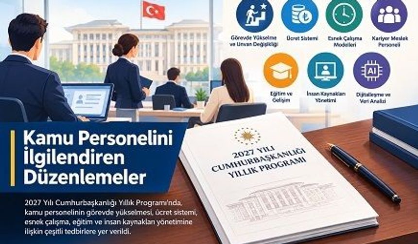 2027 Yılı Programında Kamu Personelini İlgilendiren Düzenlemeler