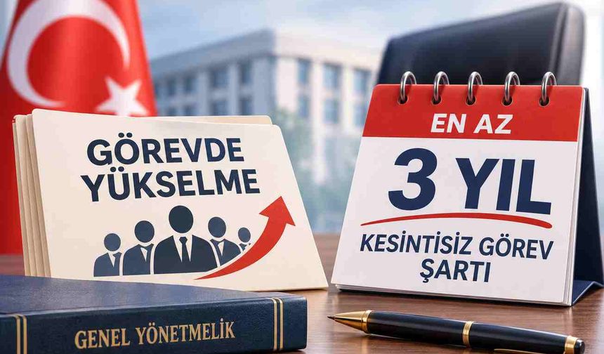 Müdür ve Müdür Yardımcılığına Sınavsız Atanmada 3 Yıl Şartı