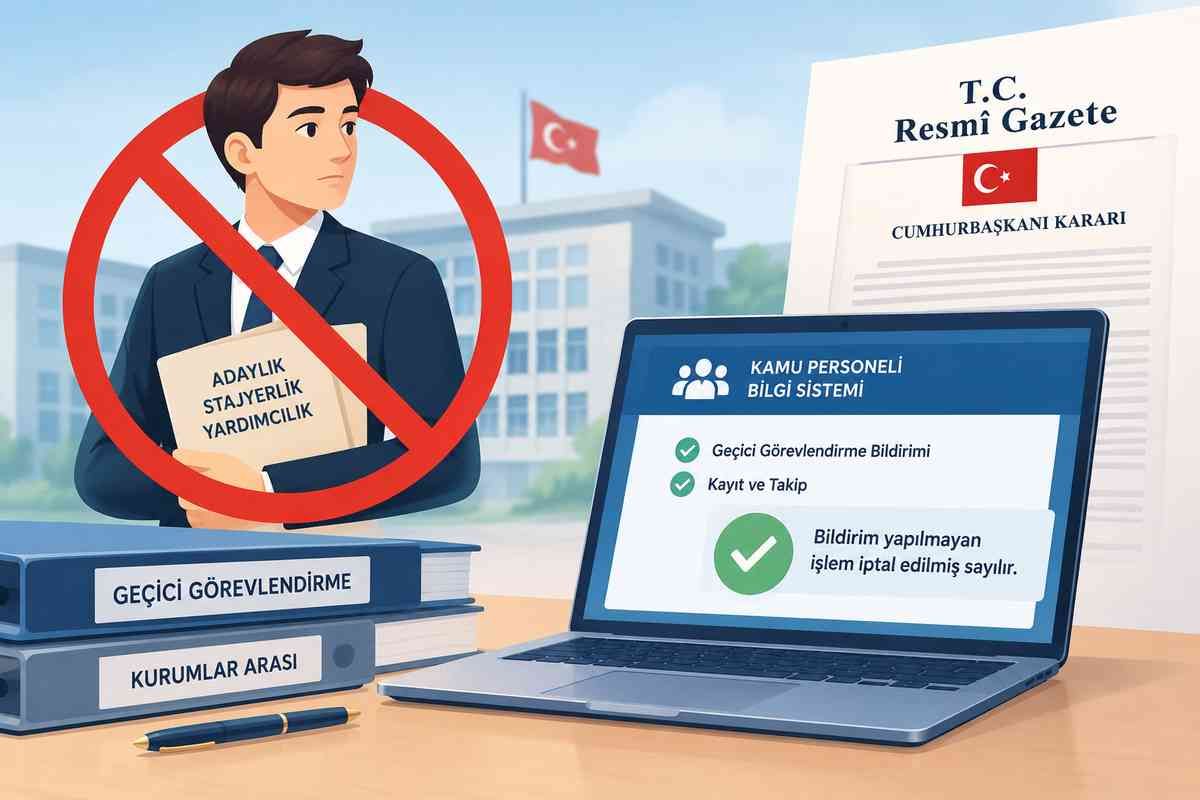 Adaylık ve Yetişme Dönemindeki Kariyer Personeli Görevlendirilemeyecek